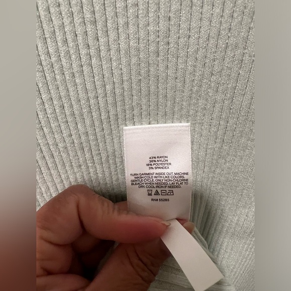 Express Knit Baby Blue Dress - Picture 3 of 4